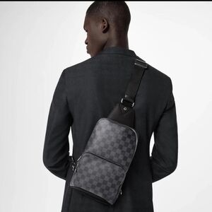 Louis Vuitton  Avenue Sling Bag  Damier Graphite